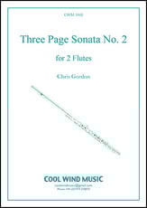 3 Page Sonata 2 Flute Duet P.O.D. cover